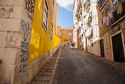 Alfama Neighbourhood, Lisbon, Portugal