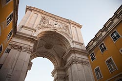 Rua Augusta Arch, Baixa, Lisbon, Portugal