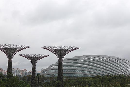 Supertrees and Flower Dome, Garden by the Bay, Singapore
