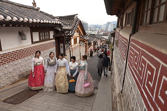 Bukchon Hanok Village, Seoul, South Korea