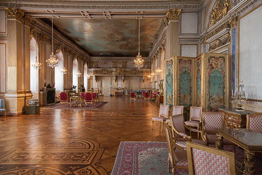 Hall, The Royal Palace, Stockholm, Sweden