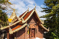 Stupa, Wat Phra That Doi Suthep, Chiang Mai, Thailand