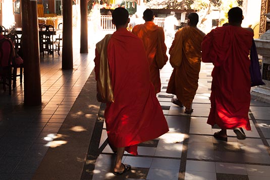 Monks, Wat Phra That Doi Suthep, Chiang Mai, Thailand
