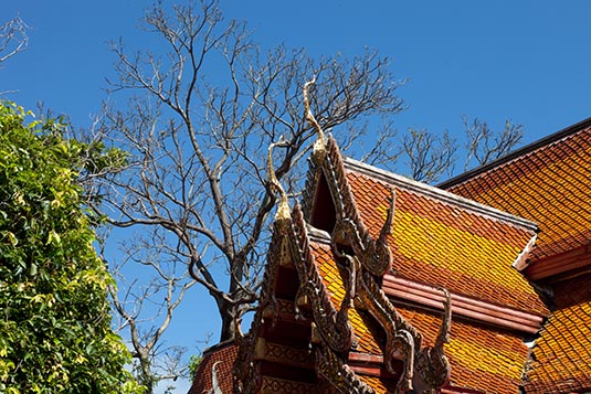 Roof of a Vihara, Wat Phra That Doi Suthep, Chiang Mai, Thailand