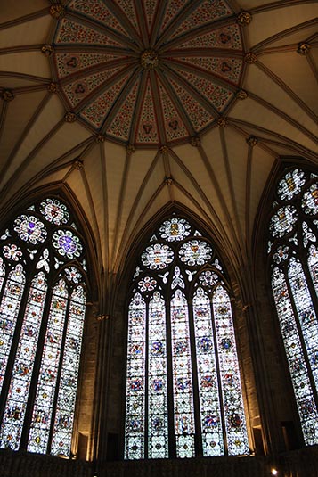 York Minster stained glasses