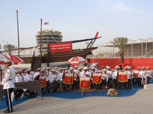 King's Band, F1 Village, Sakhir, Bahrain