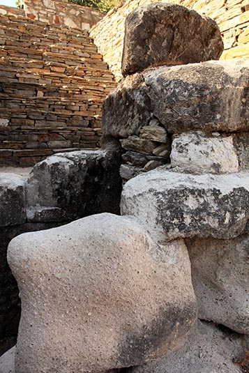 Ruins, Mausoleum of Halicarnassus, Bodrum, Turkey