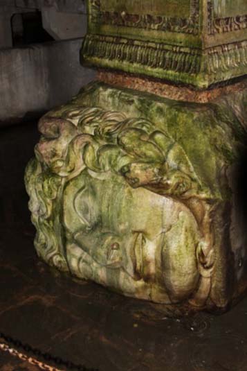 Medusa Sister Pillar, Bascilica Cistern, Istanbul