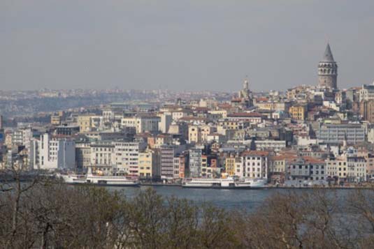 View from Imperial Terrace, Topikapi Palace, Istanbul