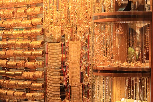 Shop Facade, Gold Souk, Dubai, UAE