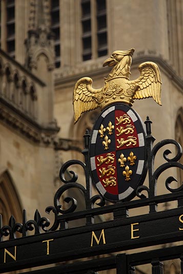 A College Emblem, Cambridge, England