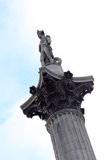Nelson's Column, Trafalgar Square, London, UK