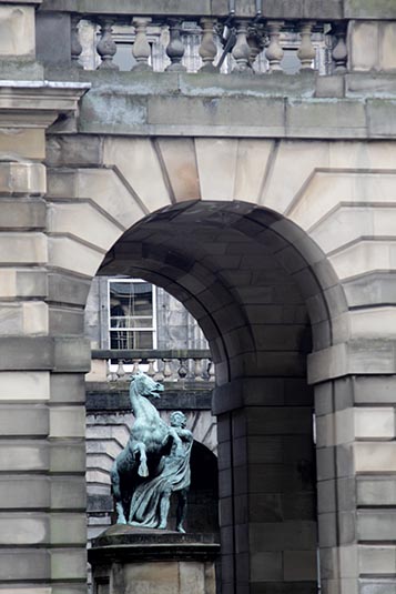 Administrative Building, Along The Royal Mile, Edinburgh, Scotland