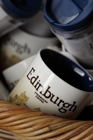 Coffee Mugs, Edinburgh, Scotland
