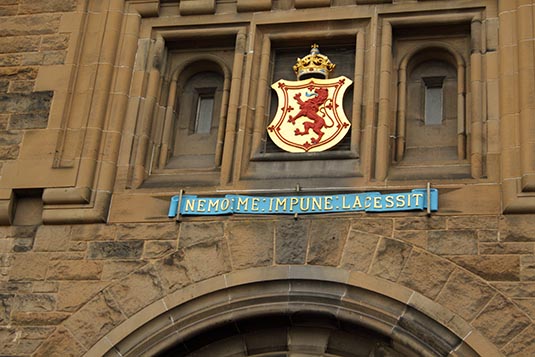 Entrance, Edinburgh Castle, Edinburgh, Scotland