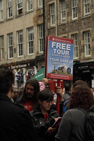 Free Tour, Royal Mile, Edinburgh, Scotland