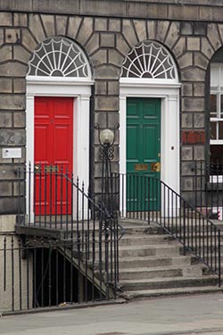Doors, Edinburgh, Scotland