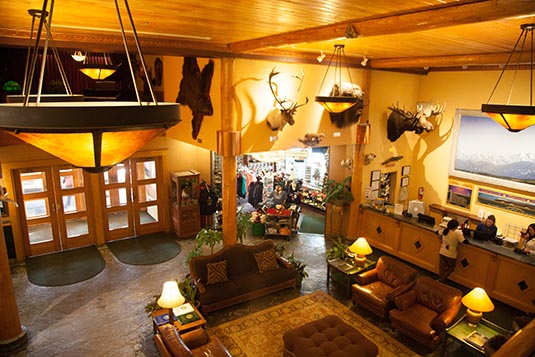 Reception, Pike's Water Front Lodge, Fairbanks, Alaska, USA