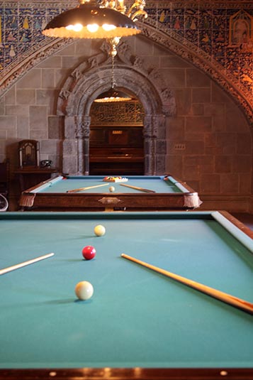 Billiards Room, Casa Grande, Hearst Castle, California, USA