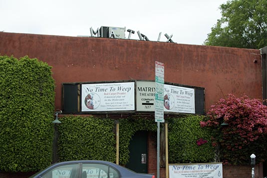 Matrix Theatre, Melrose Avenue, Los Angeles, California, USA