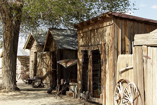 Barn, Laws Railroad Museum, Bishop, California, USA