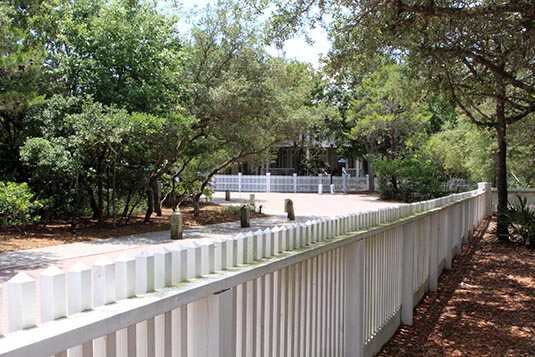 Picket Fences, Seaside, Florida, USA