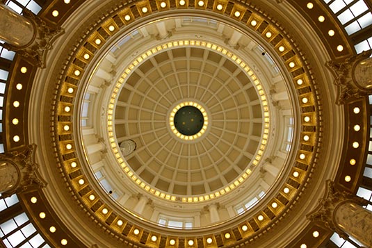 The Dome, Capitol Building, Boise, Idaho, USA