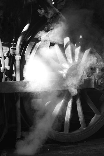 Steam Engine, Railway Workshop, Ely, Nevada, USA