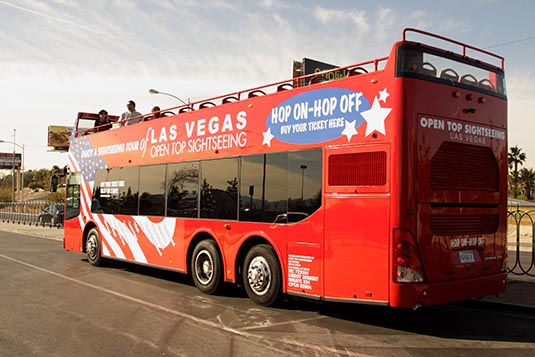 Hop-on Hop-off Bus, Las Vegas, Nevada, USA