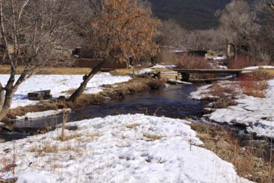 River, Taos Pueblo, Taos, New Mexico
