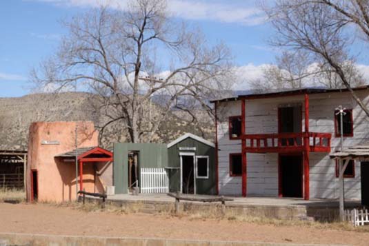 Shops, Lincoln National Monument, Lincoln County, New Mexico