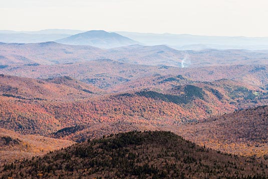 View from the Peak, Mount Killington, Vermont, USA