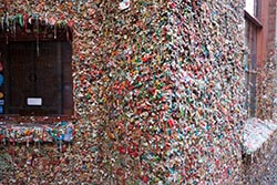 The Gum Wall, Pike Place Market, Seattle, Washington, USA