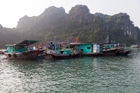 Fishermen Village, Cruising Halong Bay, Vietnam