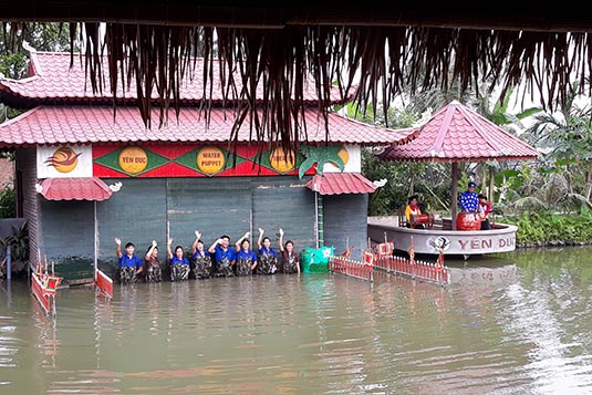 Water Puppet Show, Towards Hanoi, Vietnam