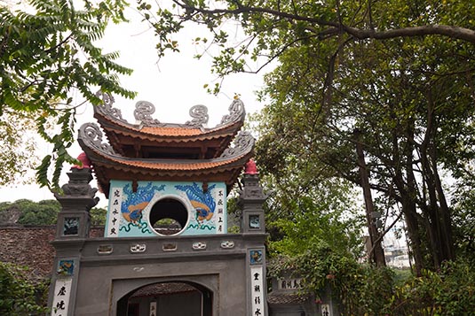 Temple, Hoan Kiem Lake, Old Quarter, Hanoi, Vietnam